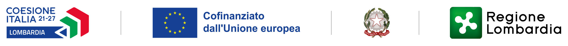 Finanziato dal Programma regionale a valere sul<br />
Fondo Europeo di Sviluppo Regionale 2021/2027 di Regione Lombardia<br />
PR FESR 2021-2027<br />
Azione: 1.3.3. “Sostegno agli investimenti delle PMI”<br />
Bando: AVVISO DELLA MISURA “INVESTIMENTI – LINEA MICROIMPRESE”